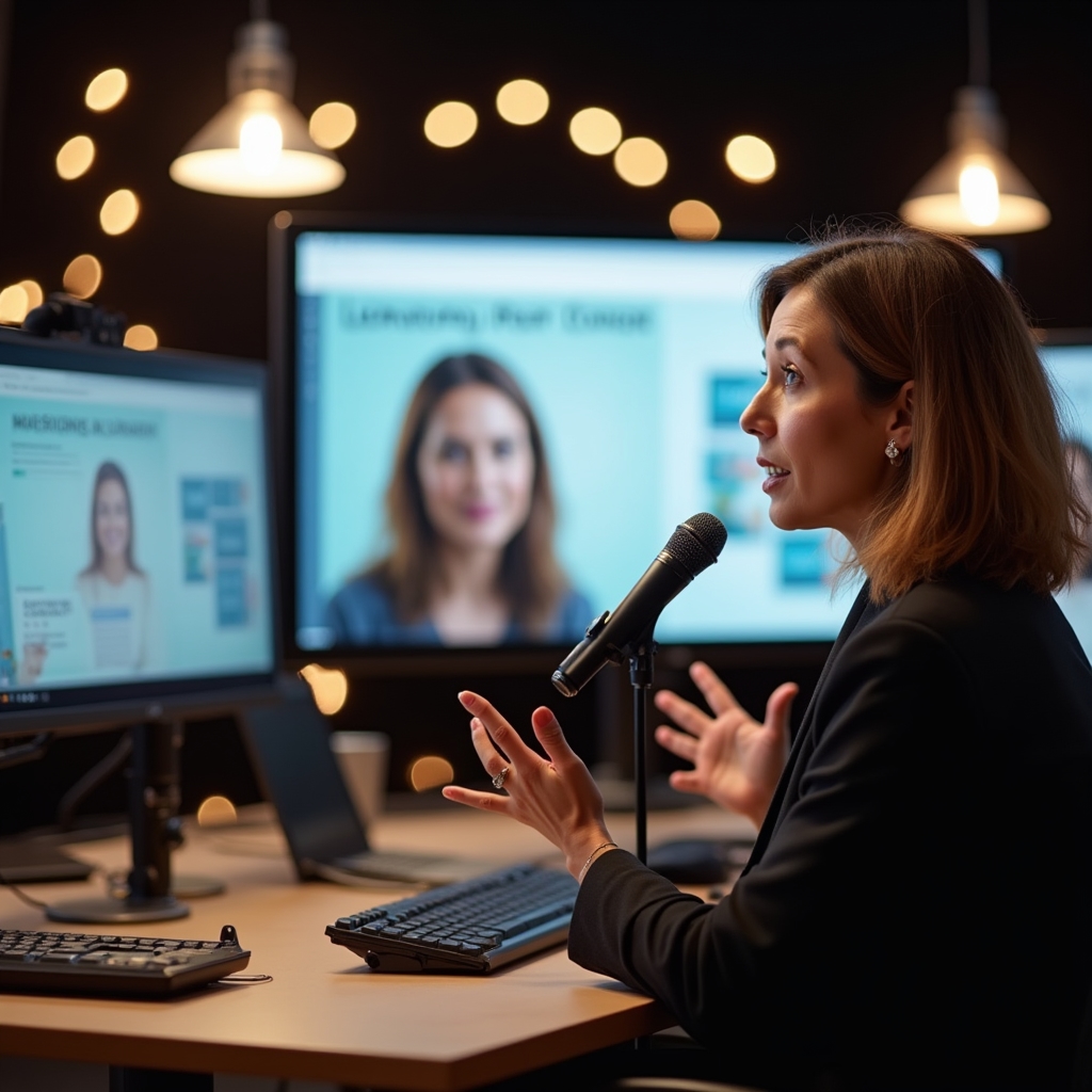 Онлайн-вебинар по изучению языка с участниками из разных городов